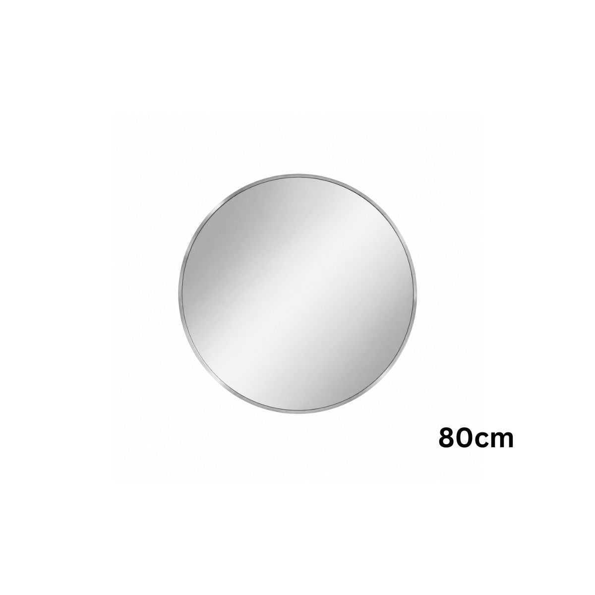 Oglinda de Perete, Naimeed D8014, Rama din Aluminiu, 50x70cm, argintiu