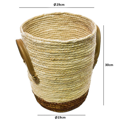 Cos Depozitare din Ratan, Model Impletit, Naimeed D803-M, 13L