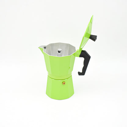 Cafetiera MOKA, 6 cafele, Verde, DC-3