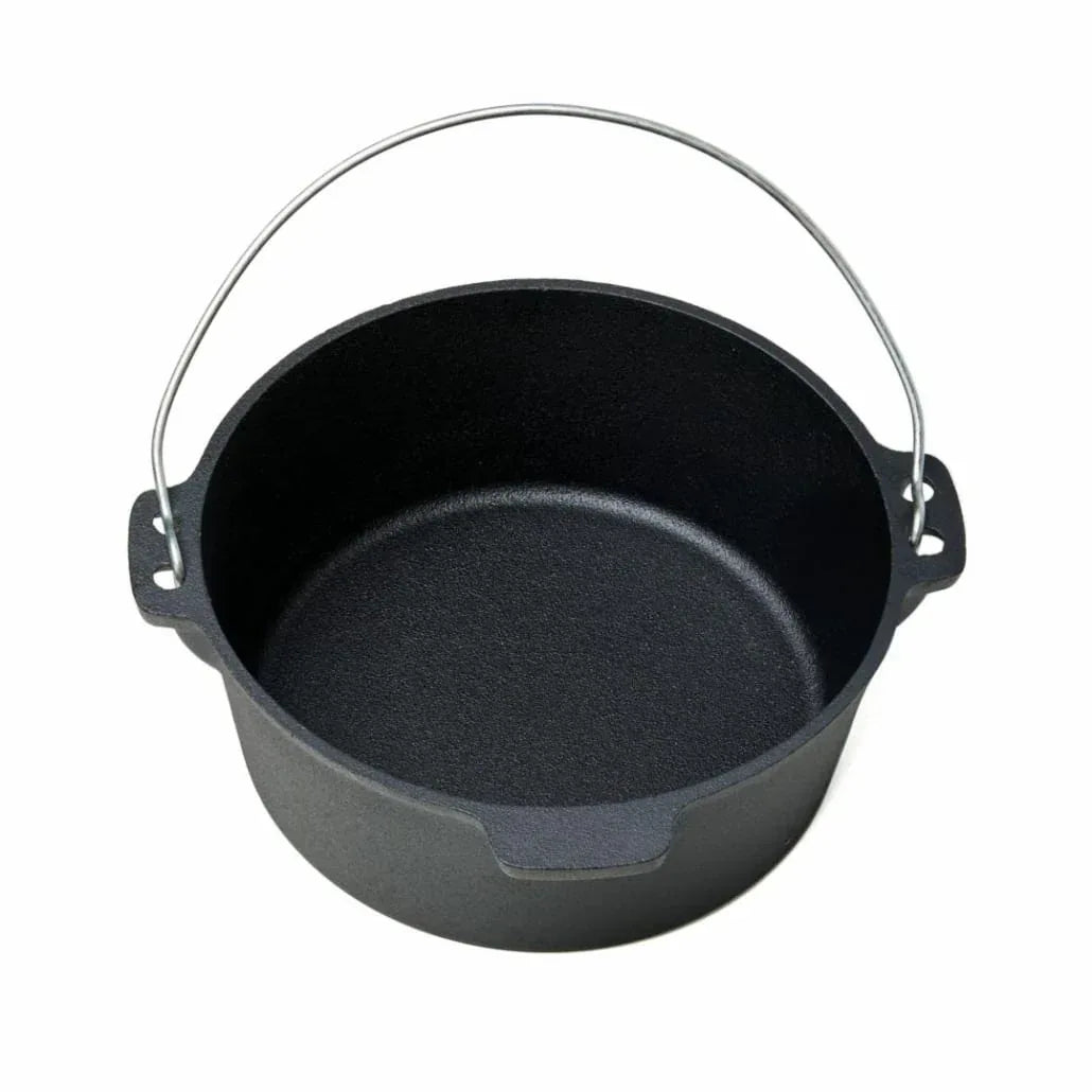 Ceaun din fonta pura cu capac, 25x10cm, capacitate 3.5L, HEINNER / DCN65350 - 221.ro