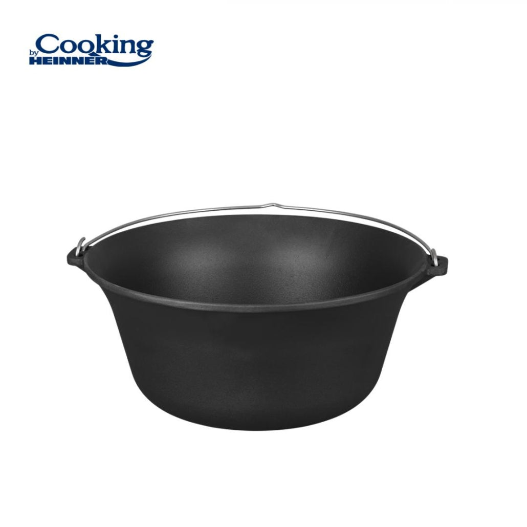 Ceaun din fontă pură, 54x23 cm 30L, Heinner, negru / DCN69906