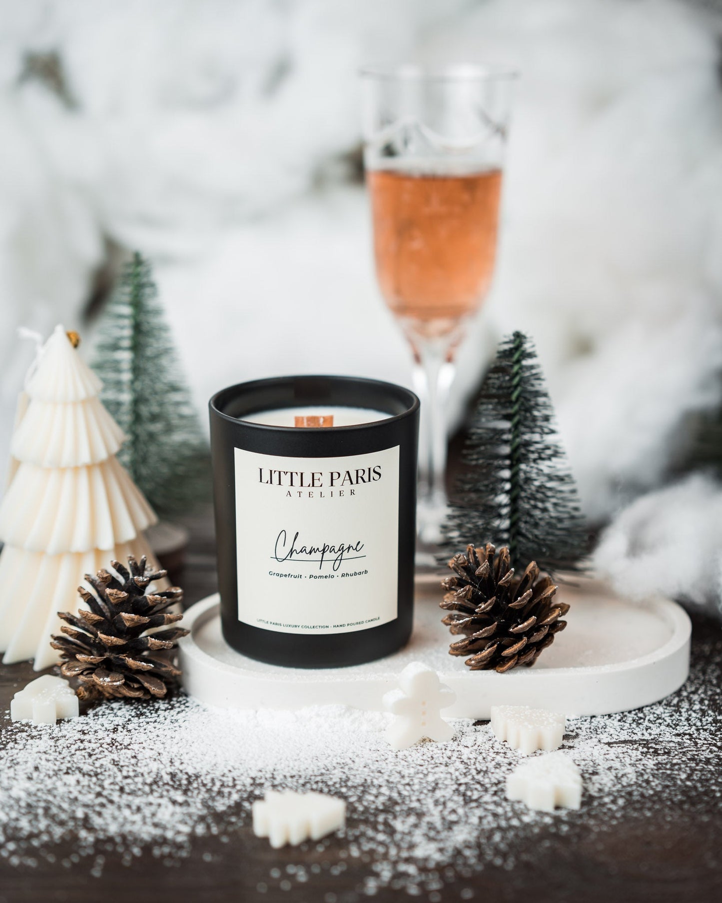 Lumânare parfumată Champagne - Grapefruit • Pomelo • Rubarbă