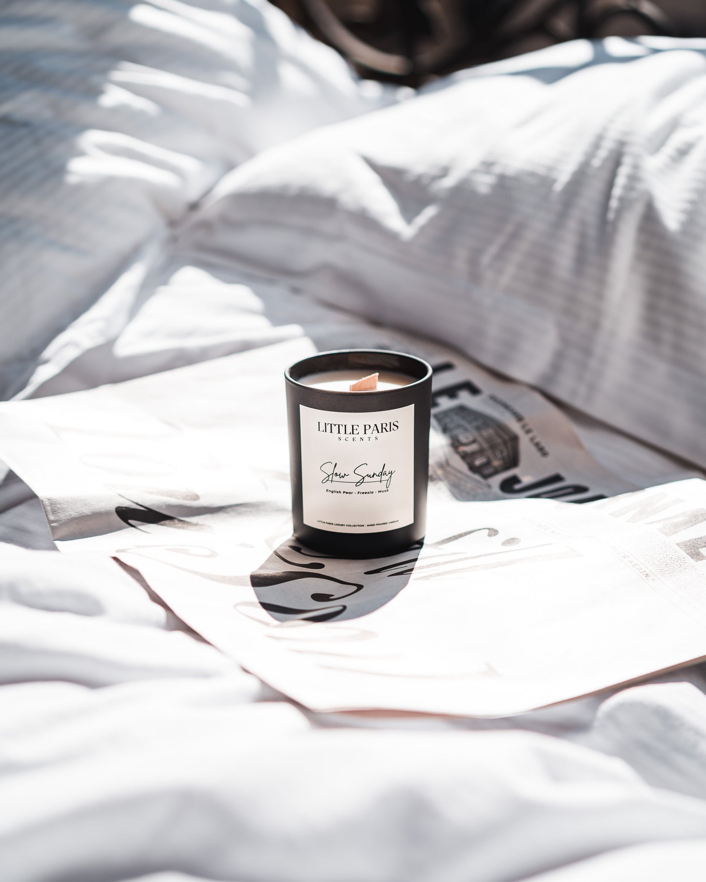 Lumânare parfumată Slow Sunday - Pară • Frezie • Mosc
