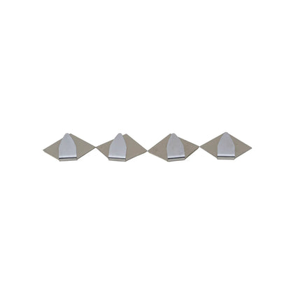 Set 4 cuiere din inox cu adeziv super rezisten Z-TOOLS / DSY 1037 - 221.ro