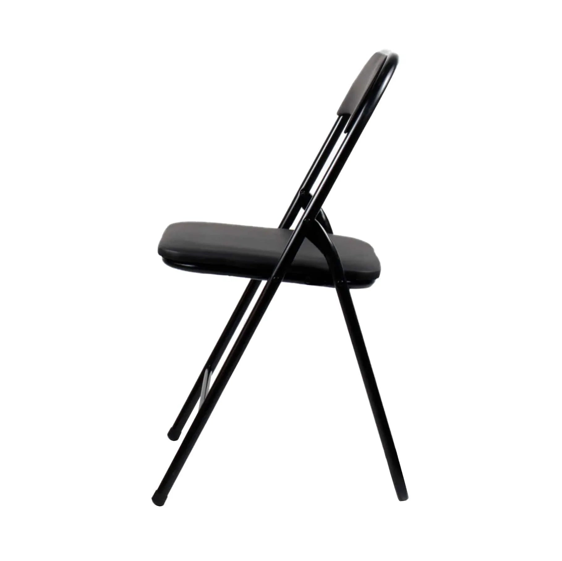 Masa plianta cu blat mdf, dimensiuni 60x80x70cm, negru (ZLN 6975) plus 6 x scaun bucatarie pliant (DSY 1115) / ZLN 6975_6S - 221.ro