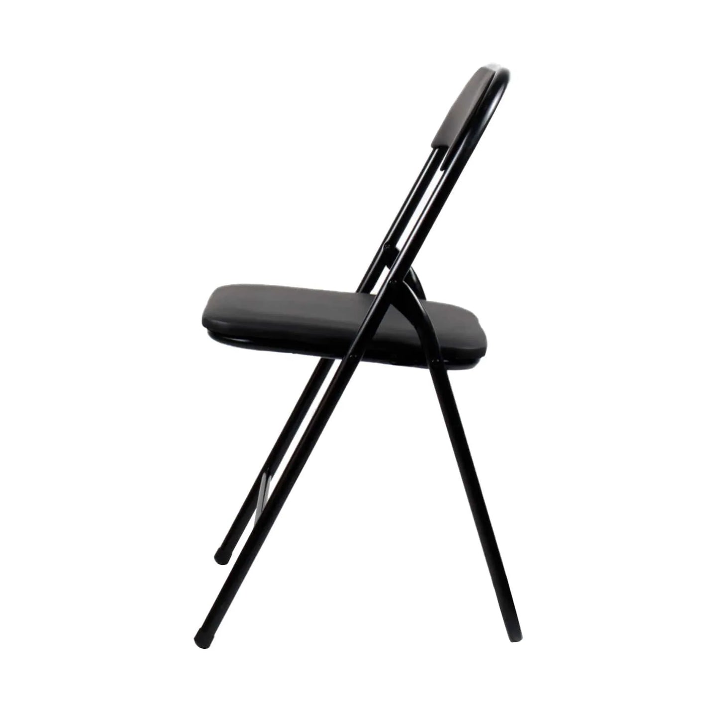 Masa plianta cu blat mdf, dimensiuni 60x80x70cm, negru (ZLN 6975) plus 2 x scaun bucatarie pliant (DSY 1115) / ZLN 6975_2S - 221.ro