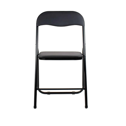 Masa plianta cu blat mdf, dimensiuni 60x80x70cm, negru (ZLN 6975) plus 6 x scaun bucatarie pliant (DSY 1115) / ZLN 6975_6S - 221.ro