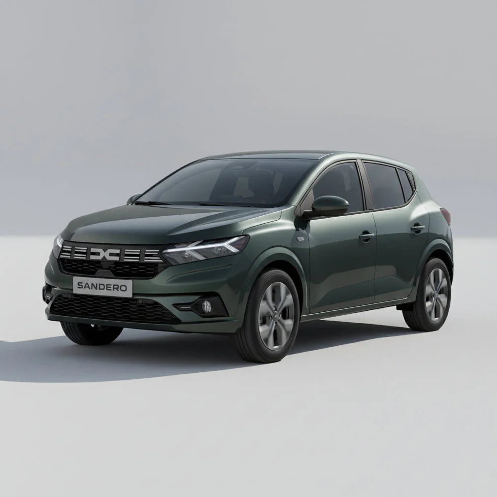 Covorase Tip Tavita Compatibile Dacia Sandero III 2023-2025 , Negru