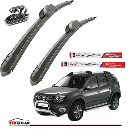 Ștergătoare TeamCar® Dacia Duster I (2010–2014) – Flat-Set față - 221.ro