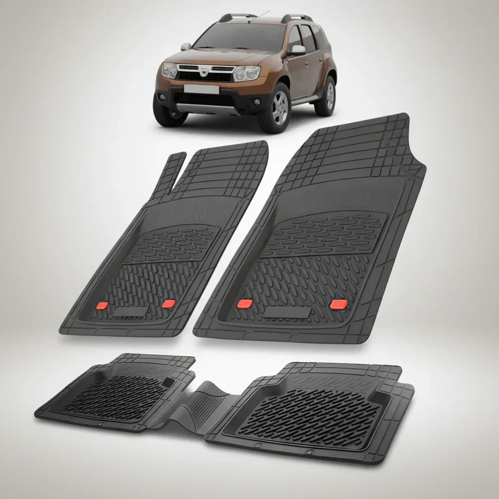 Covorașe Dacia Duster I 2010-2013 Compatibile | Black Edition – TeamCar®