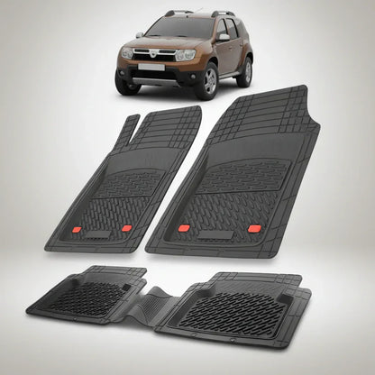 Covorașe Dacia Duster I 2010-2013 Compatibile | Black Edition – TeamCar®