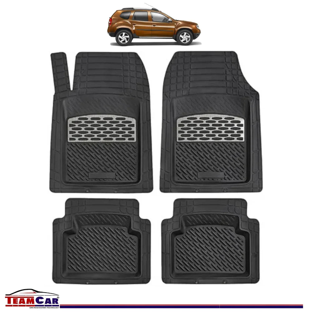 Covorașe Auto TeamCar® Tip Tăviță Compatibile Dacia Duster I (2010–2017) - Silver - 221.ro