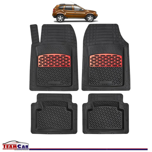 Covorașe Auto TeamCar® Tip Tăviță Compatibile Dacia Duster I (2010–2017) - Red - 221.ro