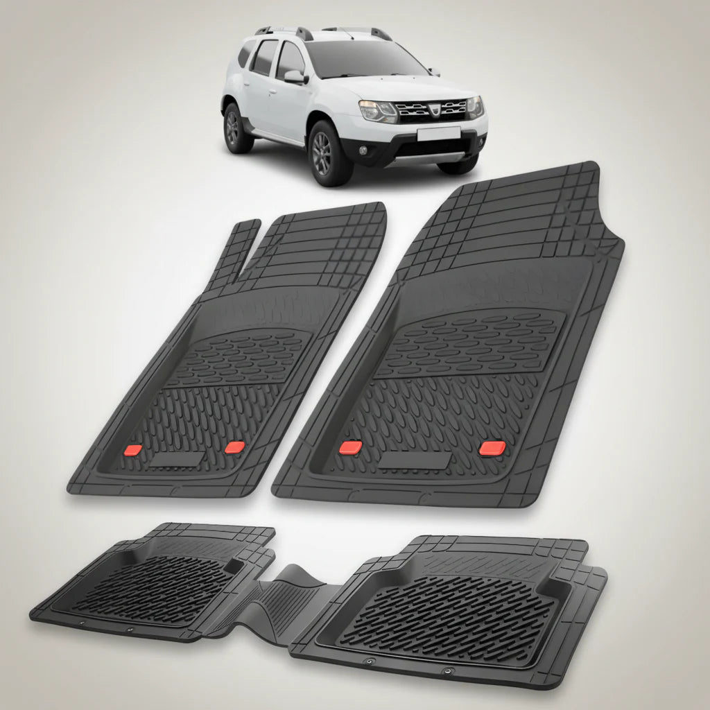 Covorase Tip Tavita Compatibile Dacia Duster I (2014 – 2017) , Negru