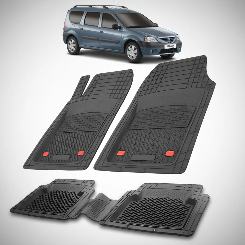 Covorase Tip Tavita Compatibile Dacia Logan MCV 2006-2008 , Negru