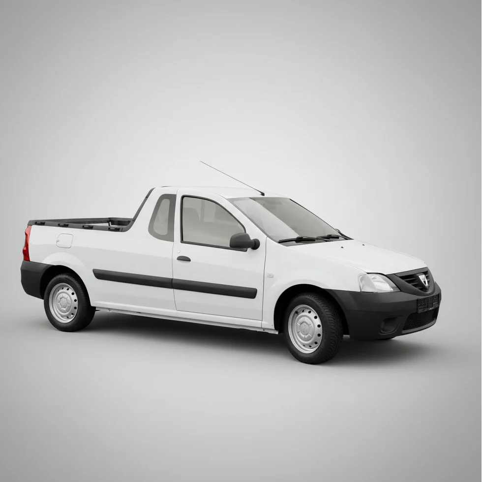 Covorase Tip Tavita Compatibile Dacia Logan Pick-Up (2008–2012) , Negru