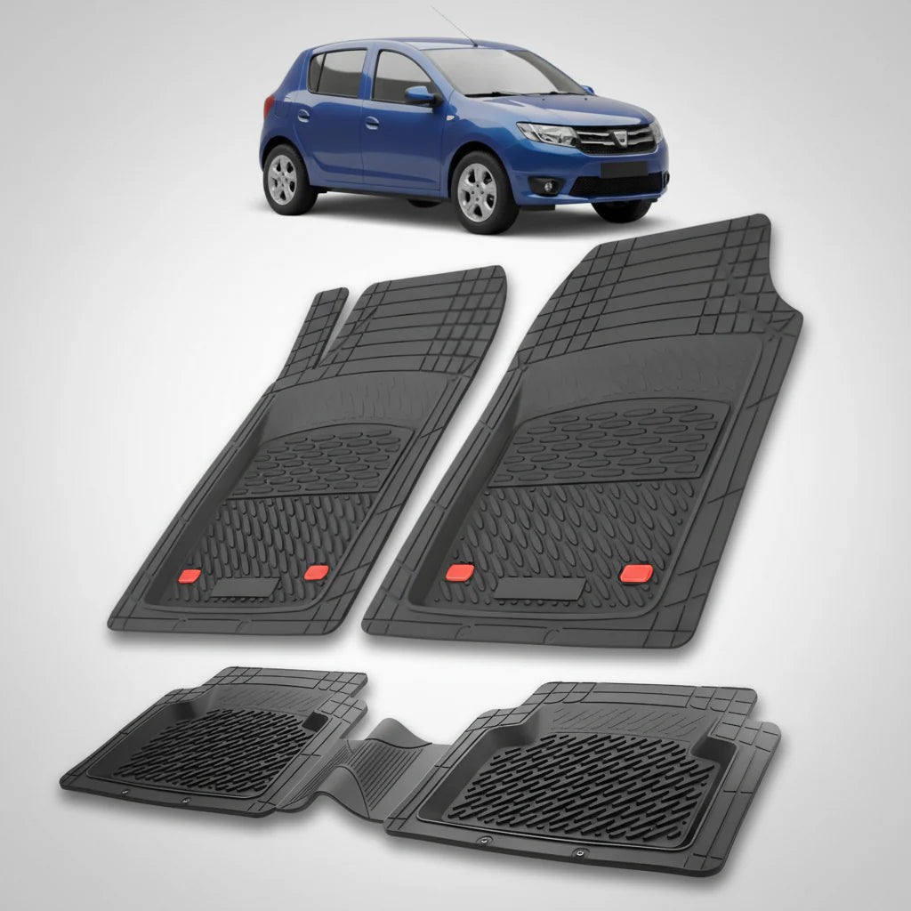 Covorase Tip Tavita Compatibile Dacia Sandero 2012-2016 , Negru
