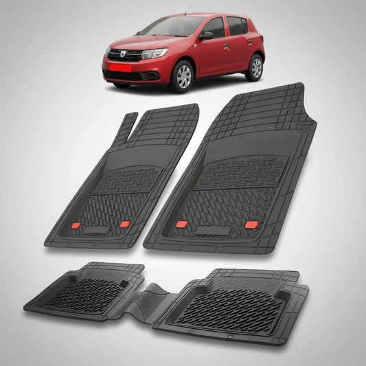 Covorase Tip Tavita Compatibile Dacia Sandero 2016-2020 , Negru