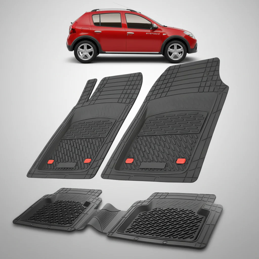 Covorase Tip Tavita Compatibile Dacia Sandero Stepway 2009-2012 , Negru