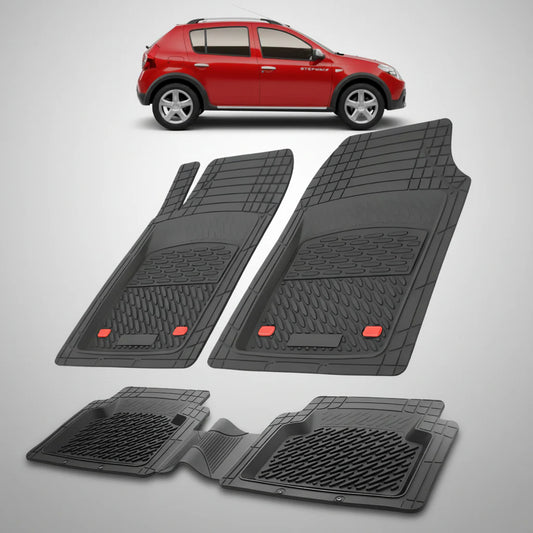 Covorase Tip Tavita Compatibile Dacia Sandero Stepway 2009-2012 , Negru