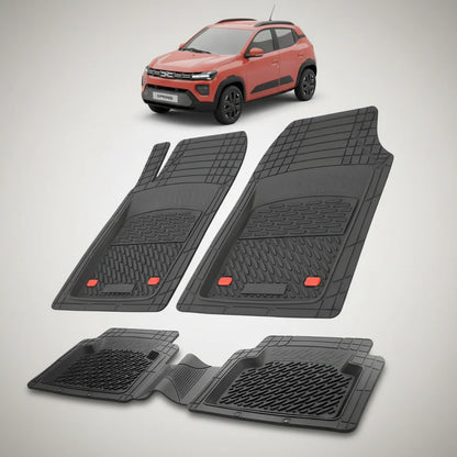 Covorase Tip Tavita Compatibile Dacia Spring 2024-2026 , Negru