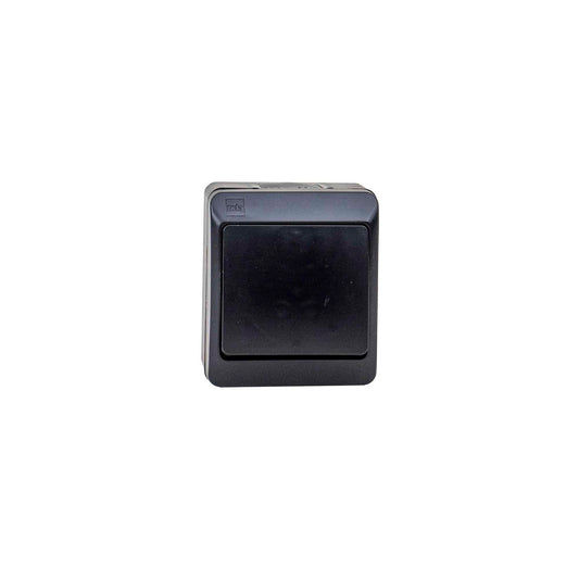 Intrerupator cap scara HERMES, negru 10A/250V, IP44 / ELPL-0331-09