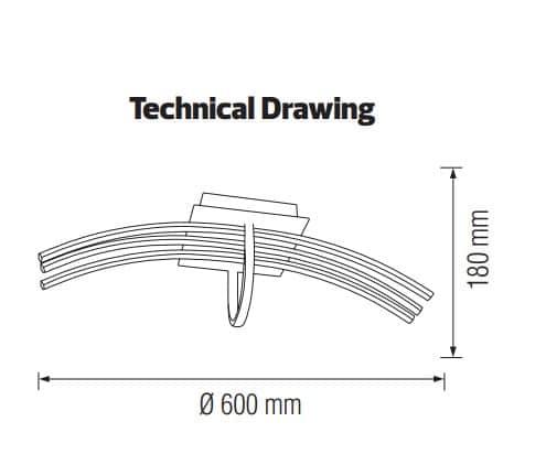 Lampa Horoz LED Orion Crom 30W 4000K 110-240V / EXT 019-017-0030 - 221.ro
