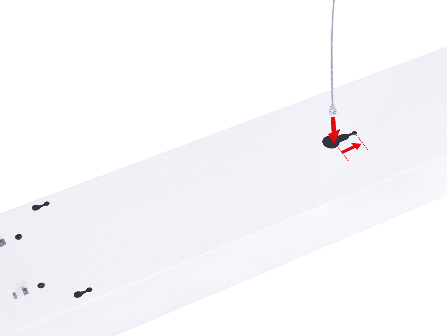 Plafoniera LED suspendata, HOROZ, 40W, 118x7.5x5cm / EXT 019-051-0040