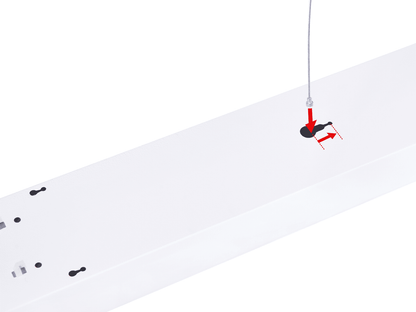 Plafoniera LED suspendata, HOROZ, 40W, 118x7.5x5cm / EXT 019-051-0040