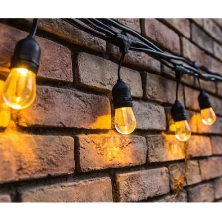 Ghirlanda decorativa pentru exterior Horoz, 10 m, 10 fasung, E27, IP44 / EXT 022-002-0010