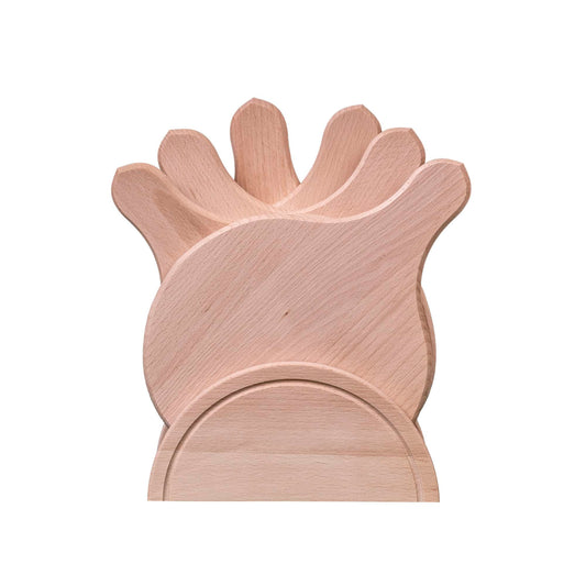 Set 6 bucati tocator cu coada si suport / EXT 10142