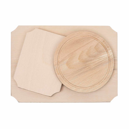 Set tocator mixt 3 piese, 35x25 cm / EXT 10143