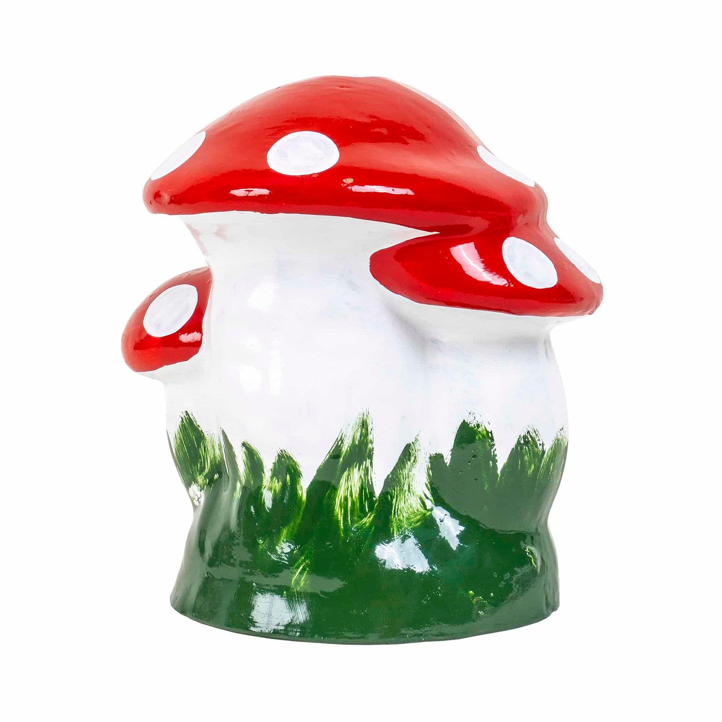 Ciuperca decorativa pentru gradina, din ceramica, inaltime 26cm, latime 23cm / EXT 10220