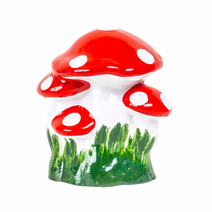 Ciuperca decorativa pentru gradina, din ceramica, inaltime 26cm, latime 23cm / EXT 10220