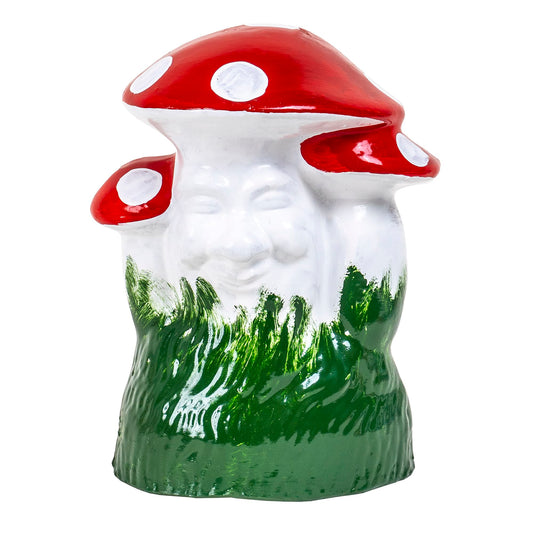 Ciuperca decorativa pentru gradina, din ceramica, inaltime 27cm, latime 21cm / EXT 10221