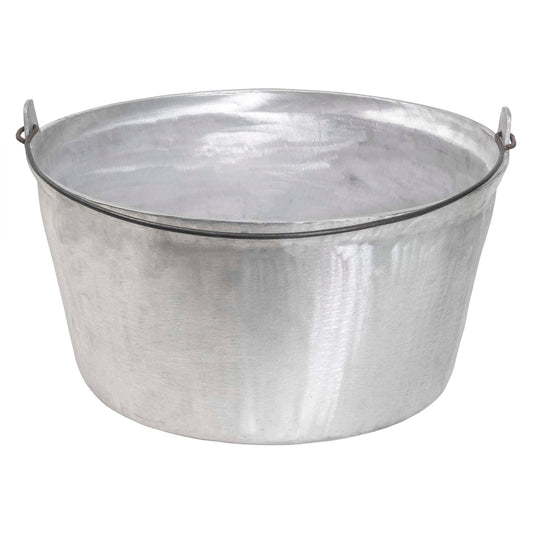 Ceaun tuci aluminiu alimentar, capacitate 60L, fund dept / EXT 10304