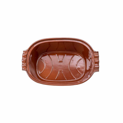 Vas roman glazurat, capacitate 6l, 41x27x16cm, maro Z-TOOLS / EXT 10364