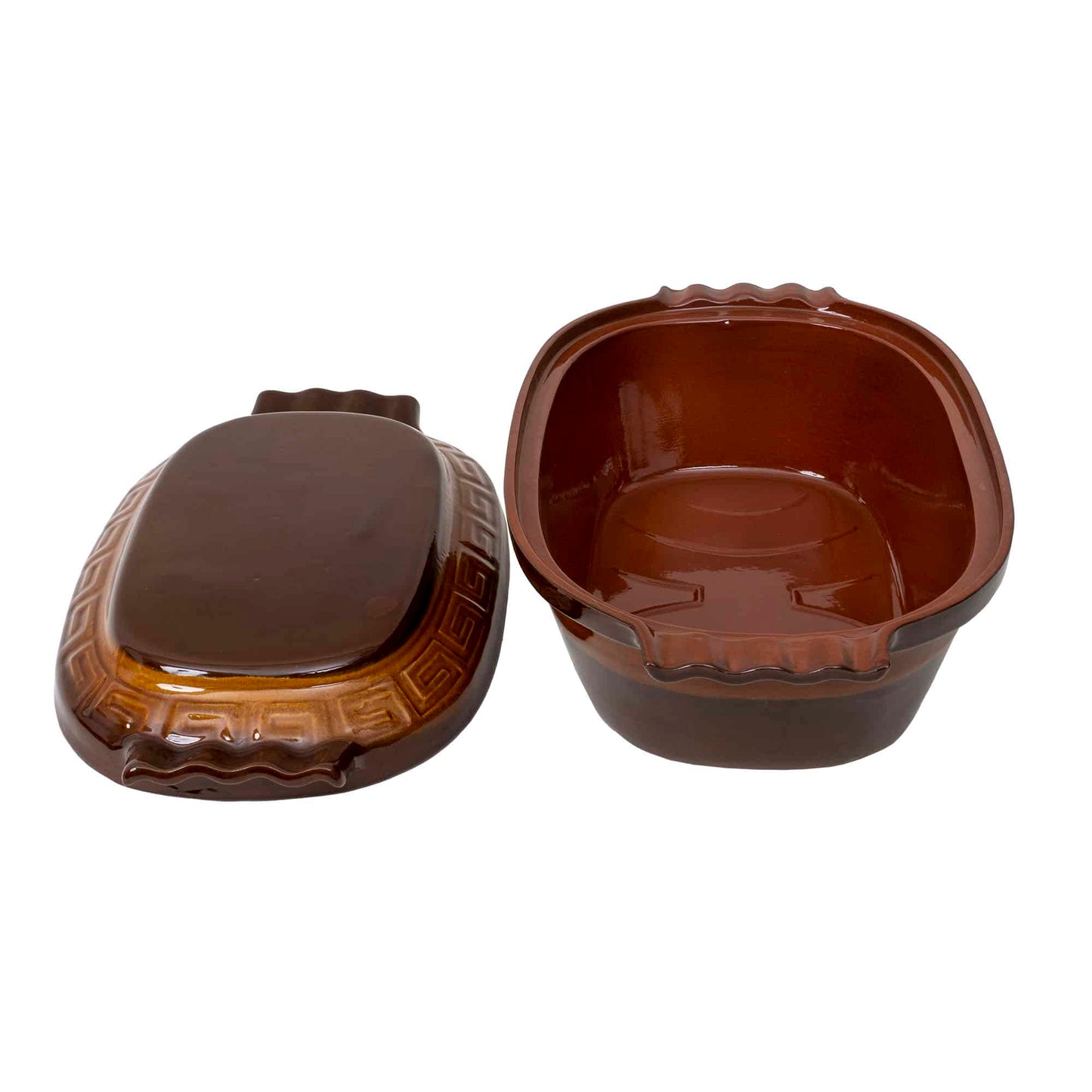 Vas roman glazurat, capacitate 6l, 41x27x16cm, maro Z-TOOLS / EXT 10364