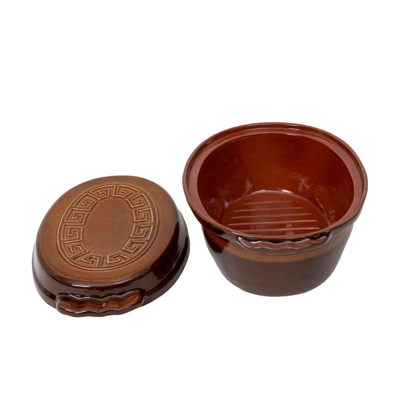 Vas roman glazurat, capacitate 4l, 35x25x16cm, maro Z-TOOLS / EXT 10365