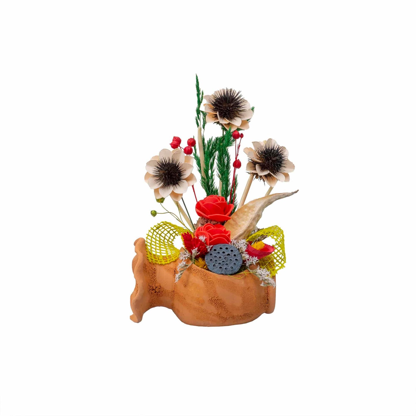 Aranjament, ulcior mic cu flori / EXT 10392 - 221.ro