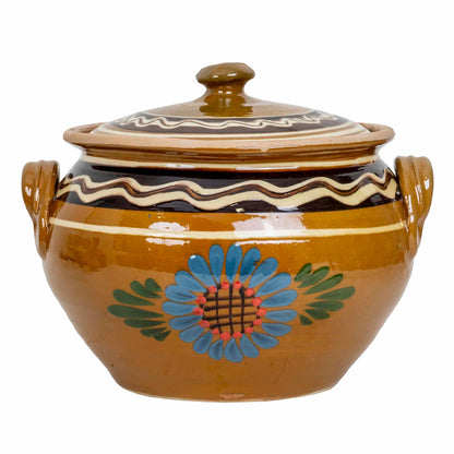 Oala din lut cu capac, diametru 24 cm, capacitate 10l, Z-TOOLS / EXT10458 - 221.ro