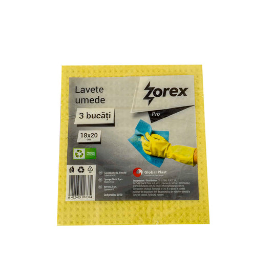 Set 3 lavete umede, 18x20cm Z-TOOLS / EXT 10460