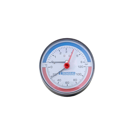 Termomanometru axial 1/2", 6 bar, cadran 8mm Z-TOOLS / EXT 10540003