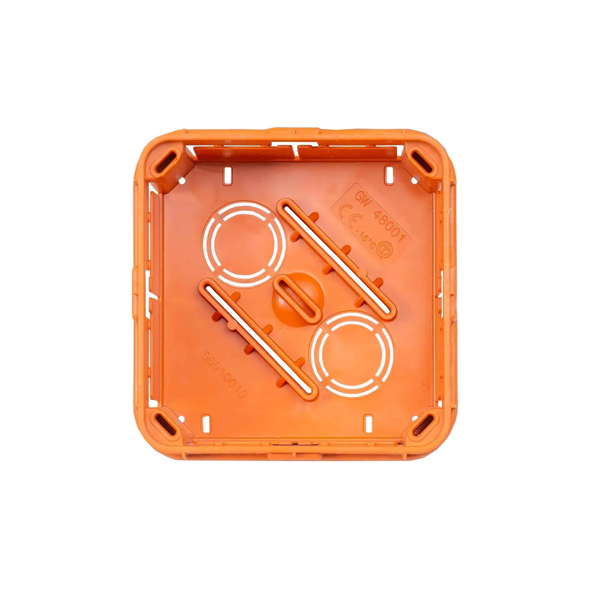 Doza de legatura cu capac, montaj incastrat, 92x92x45mm, Gw 48001 / EXT 10606 - 221.ro
