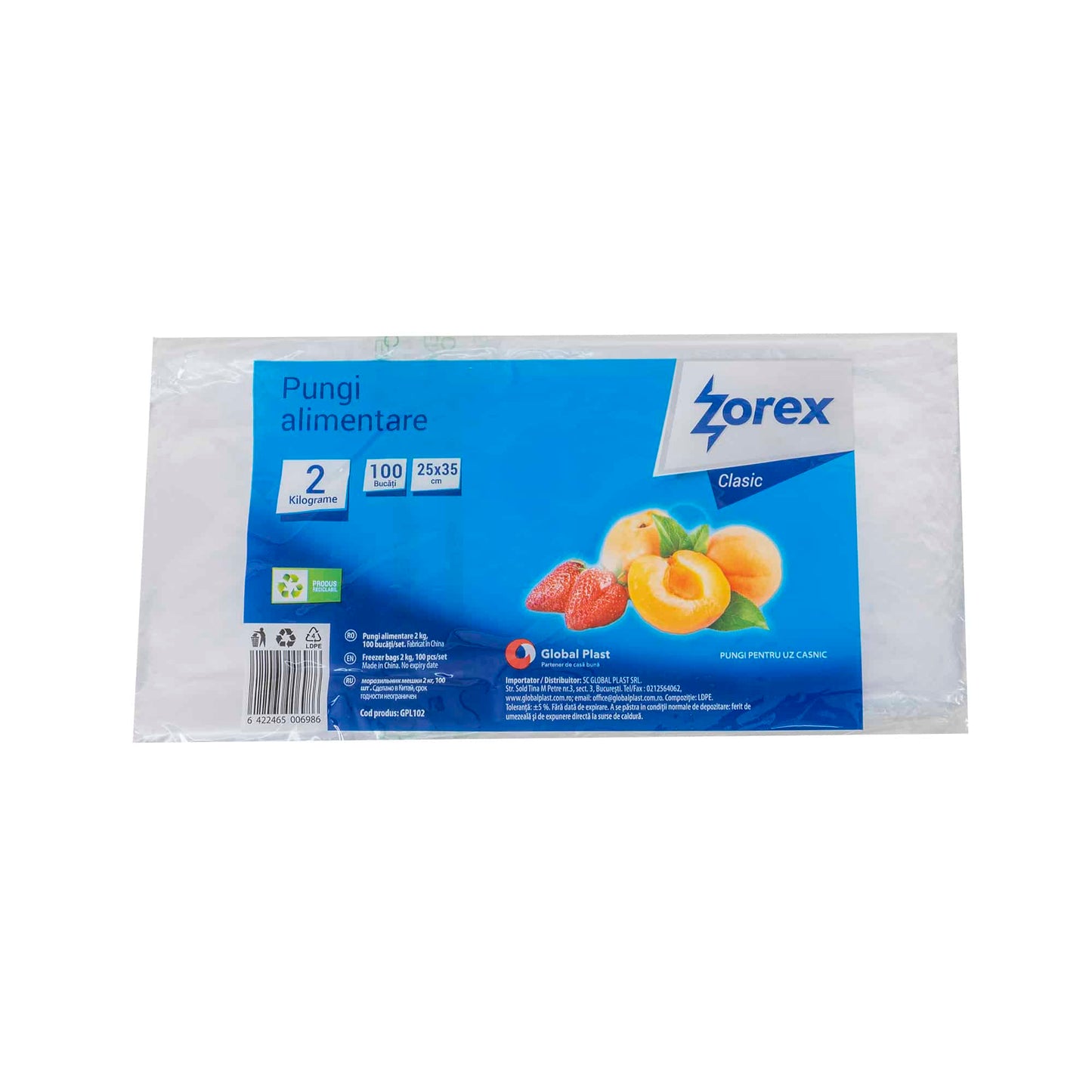 Pungi alimentare, capacitate 2kg, 100buc Z-TOOLS / EXT 10709