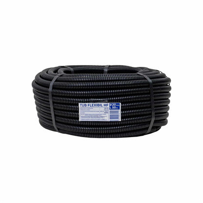 Tub flexibil, copex, din PVC fara fir de tragere, diametru 20mm, lungime 50m / EXT 10804