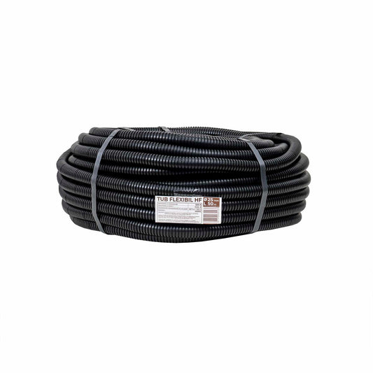 Tub flexibil, copex, din PVC fara fir de tragere, diametru 25mm, lungime 50m / EXT 10805