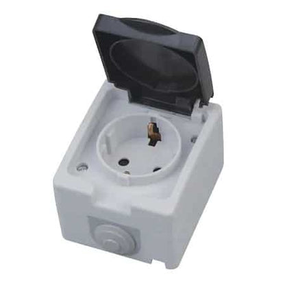 Priza aplicata de exterior, Atom 16A/ 250V, IP 54 / EXT 112-100-0001