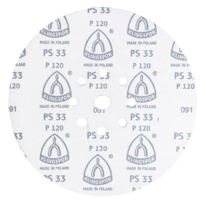 Disc autofixare Klingspor PS 33 CK, P120, 225mm / EXT 302046