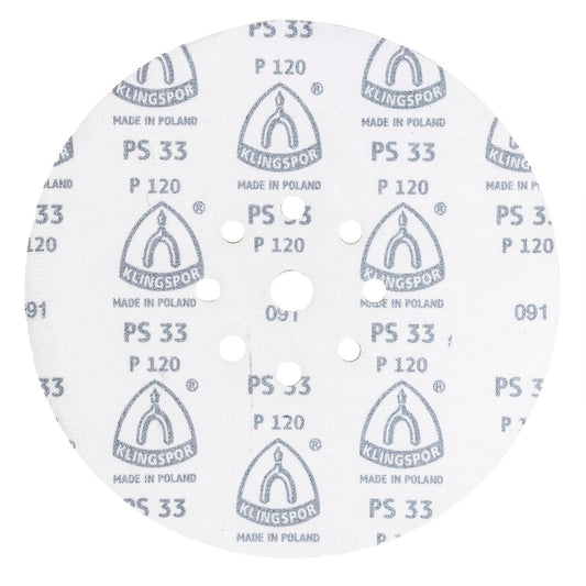 Disc autofixare Klingspor PS 33 CK, P120, 225mm / EXT 302046